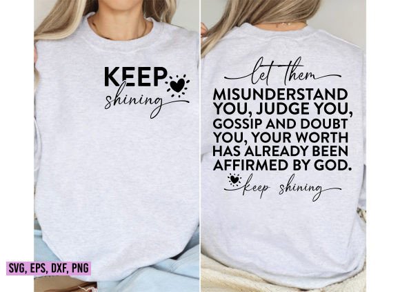 Download Let Them Keep Shining, Inspirational SVG - Inspiration Collection