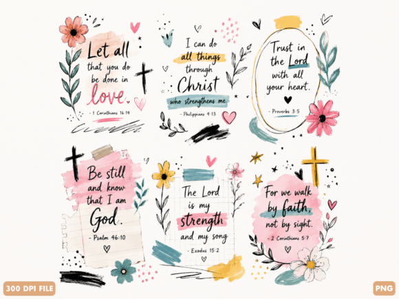 Download Inspirational Christian Bible Verse PNG - Inspiration Collection